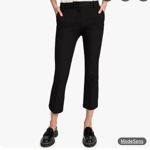 Frame Le Crop Mini Boot Trouser Black 8